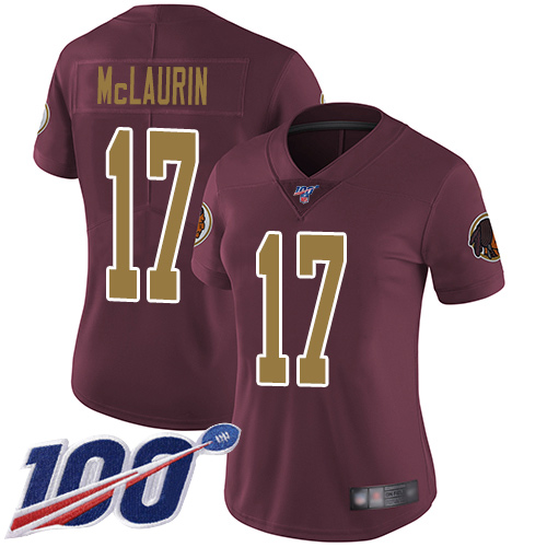 Washington Redskins Limited Burgundy Red Women Terry McLaurin Alternate Jersey NFL Football 17->women nfl jersey->Women Jersey